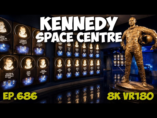 Kennedy Space Center: Gateway to the Stars ep.686 Part 15 #8k #vr180 #3d #nasa #space #history #fl