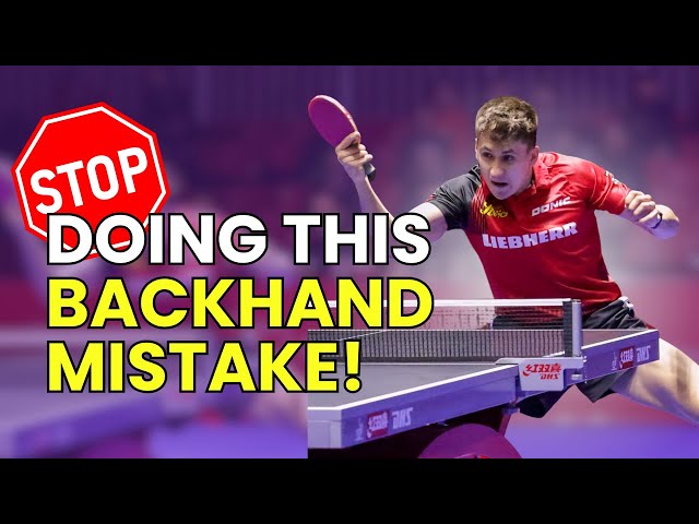 Fix your Backhand Topspin vs. Heavy Chop | Table Tennis Tutorial