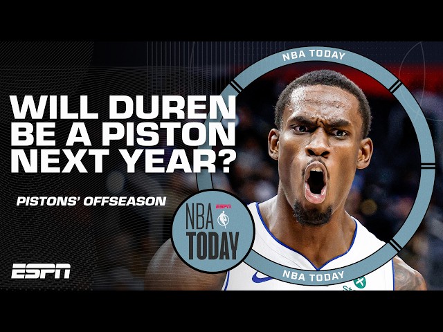 Will Jalen Duren and the Pistons agree to a deal this offseason? + Free agency news | NBA Today