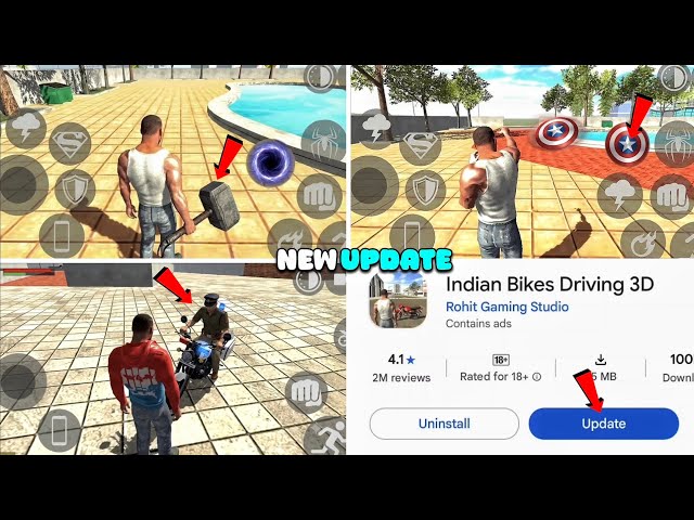 Finally New Update Indian Bikes Driving 3d 2026 New Super Power Feature And Police Bike Code Update 