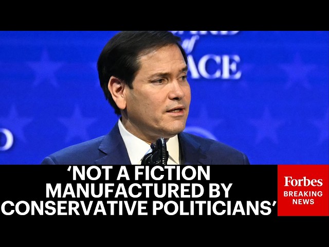 JUST IN: Marco Rubio Speaks About Political Terrorism From The Left