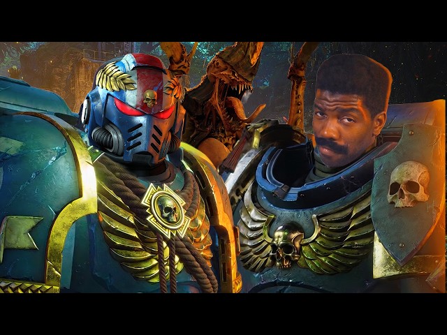 Stupid space BUGS in SPACE MARINE II | TheRussianBadger | The Chill Zone Reacts