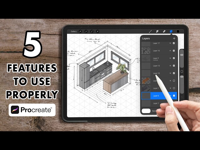 5 Procreate features you're probably not using properly - from an architect (+ FREE PDF)