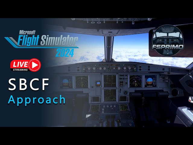 Real Airbus Pilot SBCF Visual Approach - #msfs2024 #quest3 #virtualreality #vr