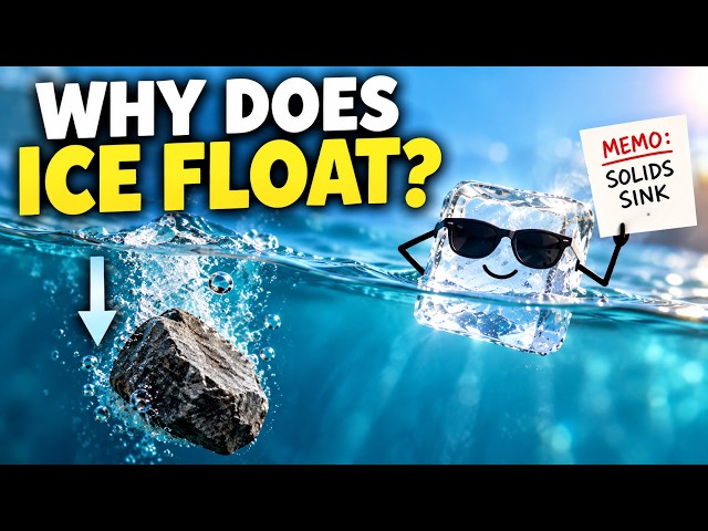 Why Does Ice Float When Most Solids Sink?