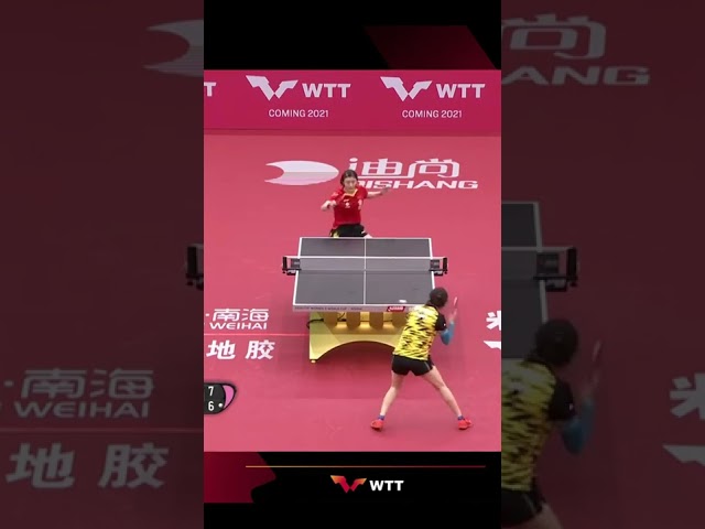 Ying Han vs Chen Meng Best Counter-attack #shorts