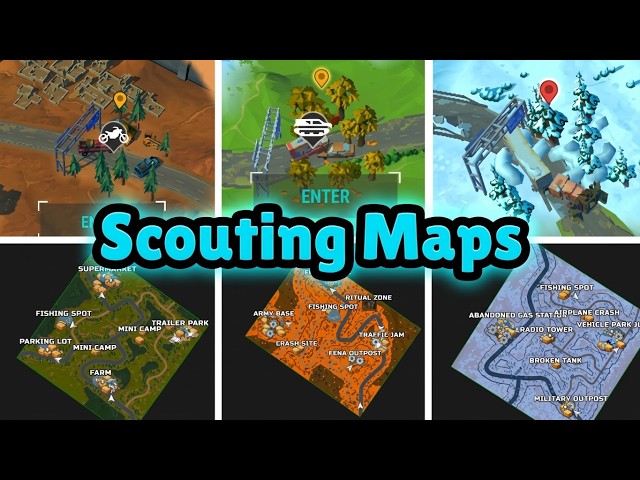 Use These MAPS to Explore The Scouting Locations! | LDOE 1.52