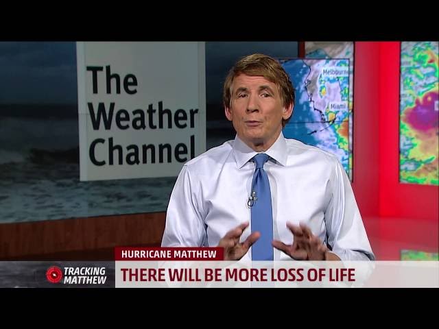 Urgent message from The Weather Channel for Those in the Path of Hurricane Matthew