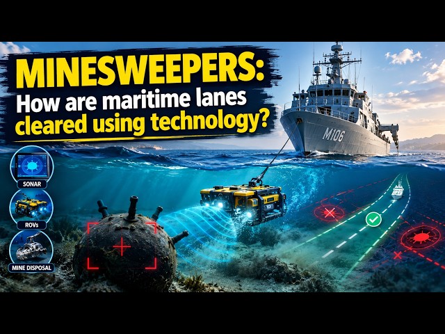 Minesweepers: How are maritime lanes cleared using technology?