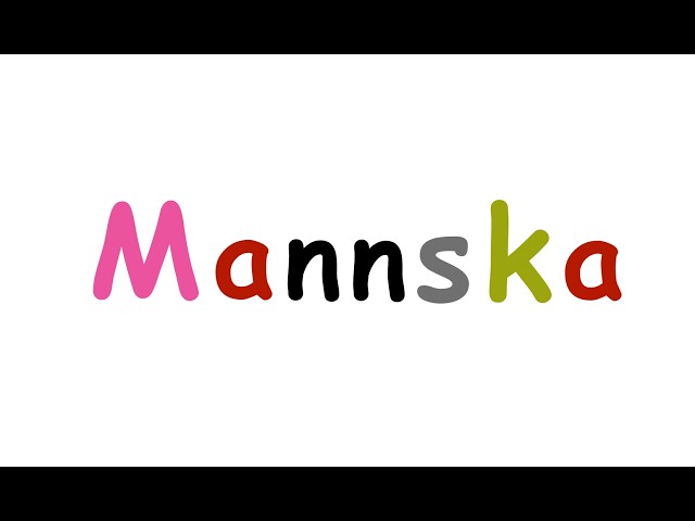 SPECIAL MADE UP LANGUAGE: Mannabish Alphabet Song/Mannska Alfabétsongen (FINNKITE’S CONLANG)