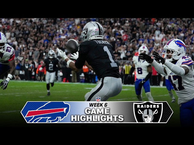 Buffalo Bills vs. Las Vegas Raiders Game Highlights | NFL 2026 Season Week 6