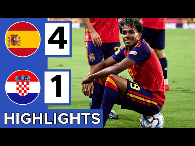 🔴Spain vs Croatia (4-1) Extended HIGHLIGHTS | UEFA Nations League