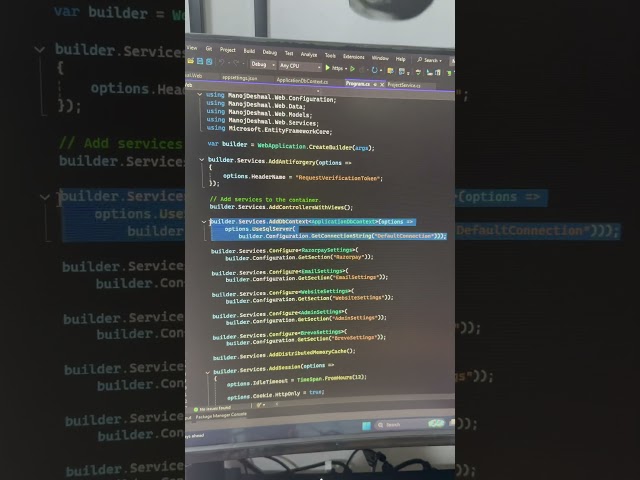 ASP.NET Core Web API + SQL Server Connection | Entity Framework Core (.NET 9) 🚀