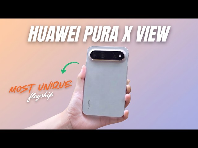 🔥 Huawei Pura X View Unboxing & Review – The Most Unusual Huawei Phone Yet! | Price in USA