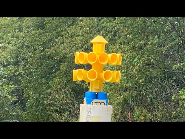 Mini 3T22A storm siren test 3 minute pulse signal 