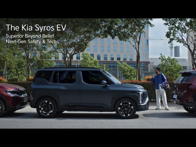 Kia India: The Kia Syros EV | Wide Trinity Panoramic Display Panel & ADAS Level 2