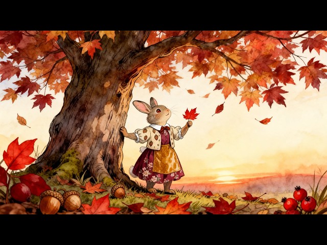 When the Maple Leaves Turn Red 🍁 | Gentle Autumn Waltz Music