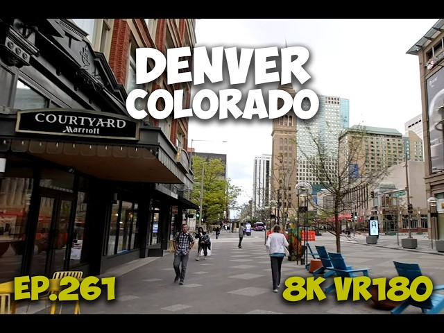 Ep.261 Denver Colorado – How the 16th Street Mall Keeps Downtown Connected 8K VR180 3D Travel