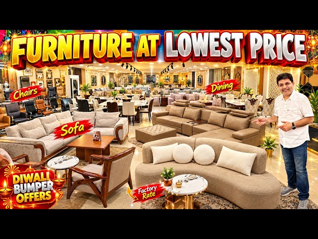 Sofa set Dining Table Chairs Modular Kitchen on Diwali Sale in Kirti Nagar Furniture Market Delhi