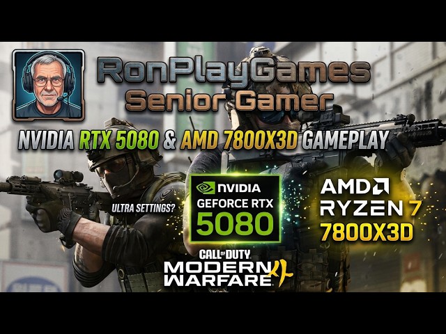 Senior Gamer | NVIDIA RTX 5080 & AMD7800X3D | Call of Duty LIVE Gameplay!