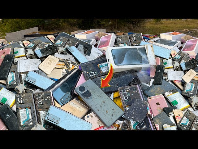 Wow😯 Big Lucky🤑 it a lots of Smartphone At The Landfill | Restore OPPO Reno 10 Pro