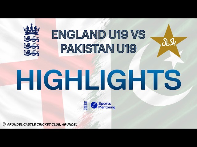 England Under 19s vs Pakistan Under 19s - Youth Test Match - Extended Match Highlights