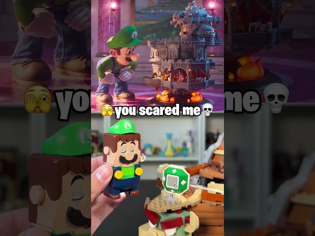LEGO vs trailer: super mario galaxy movie (luigi scares bowser)