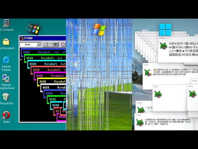 What if you Run a PRANK Virus on Every Windows Version?