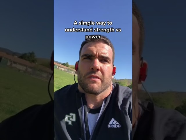 Confused about Strength vs Power? #strengthtraining #athlete #workout