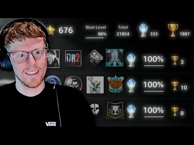 The Platinum Collection of a LEVEL 676 PSN Account - Ep3
