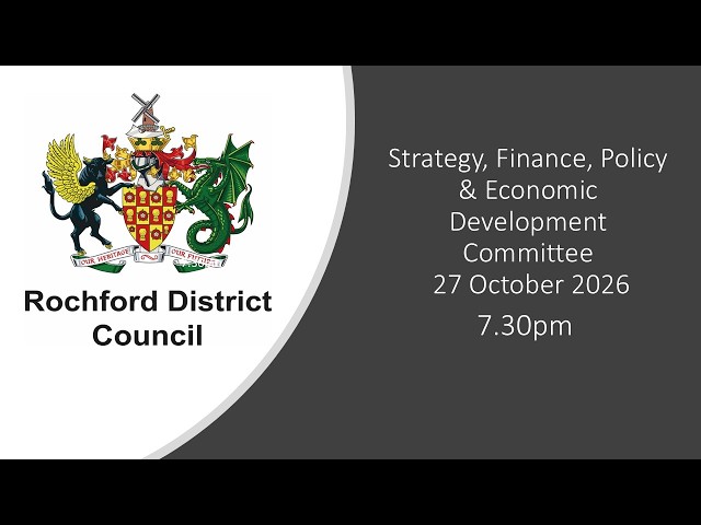 Strategy, Finance, Policy & Economic Development Committee