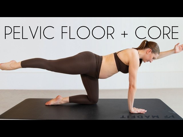 20 MIN PELVIC FLOOR + CORE WORKOUT | Connection & Coordination for Pregnancy