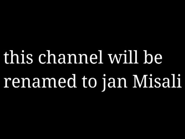 announcement: rebranding to jan Misali