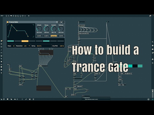 How to build a Trance Gate Audio Effect | Max for Live Tutorial