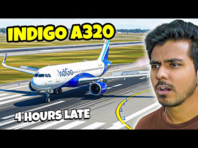 TYPICAL INDIGO A320 NEO FLIGHT FROM DELHI TO JAIPUR | MSFS 24