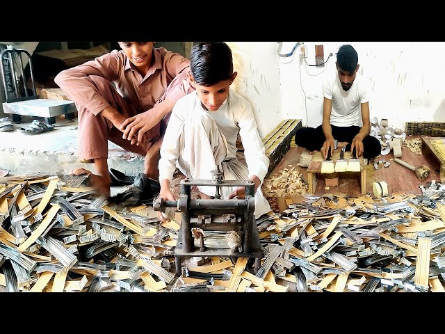 How Paint Brushes Are Made \ Whitewash Brushes Production Process