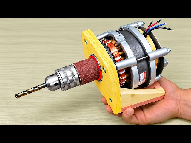 I Learned This From an American Carpenter! Turn a Washing Machine Motor Into a Million-Dollar Tool.