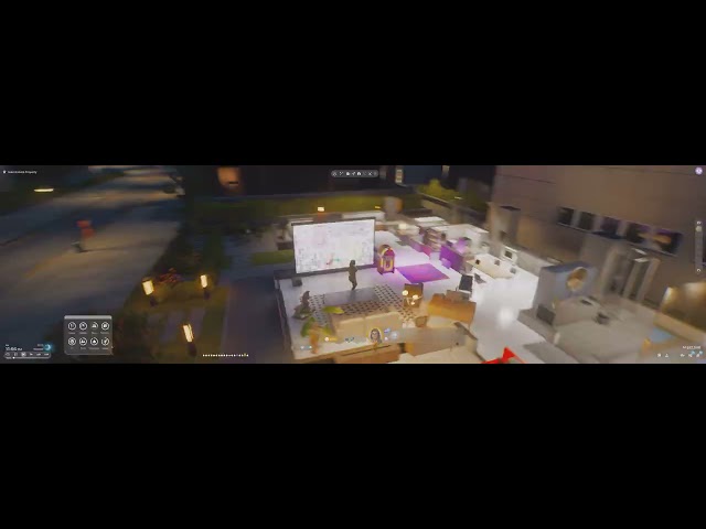inZOI sorry for the flickering but check out this huge, new TV I got in game