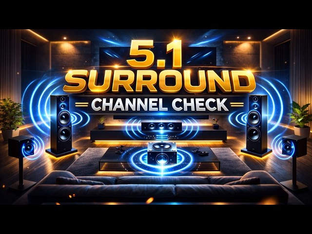 Real 5.1 Surround Channel Test | All Channels Tested One by One System Check Demo