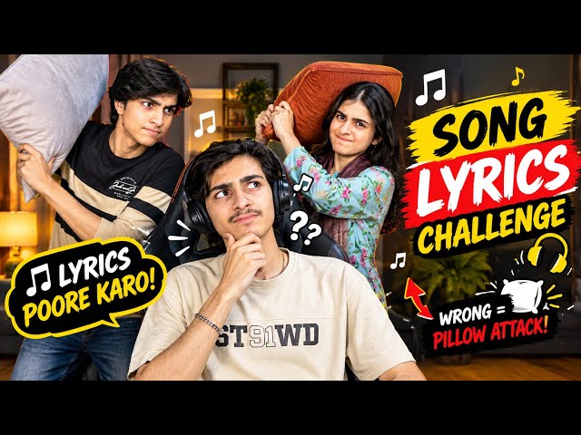 GUESS THE SONG LYRICS OR GET HIT! 😂 | FUNNY CHALLENGE 