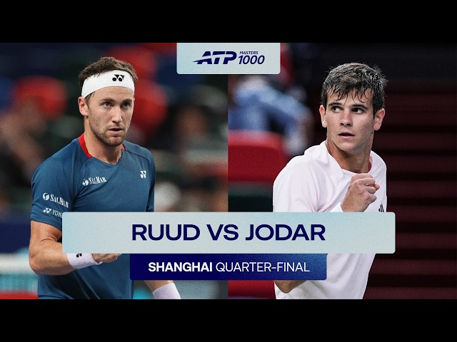 Casper Ruud vs Rafael Jodar Highlights | Shanghai 2026 Quarter-Final