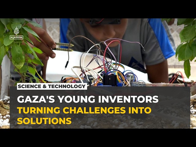 Young inventors in Gaza turn wartime challenges into technology solutions
