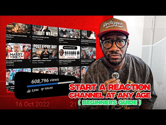 How To Start A Youtube Reaction Channel At Any Age ( BEGINNERS GUIDE ) Step By Step