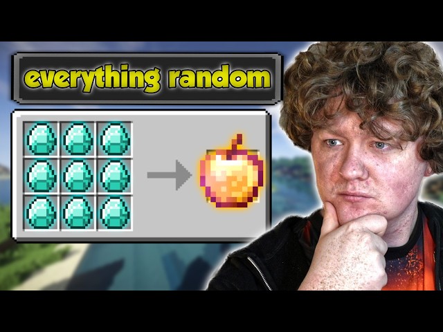 Minecraft But EVERYTHING Is Random