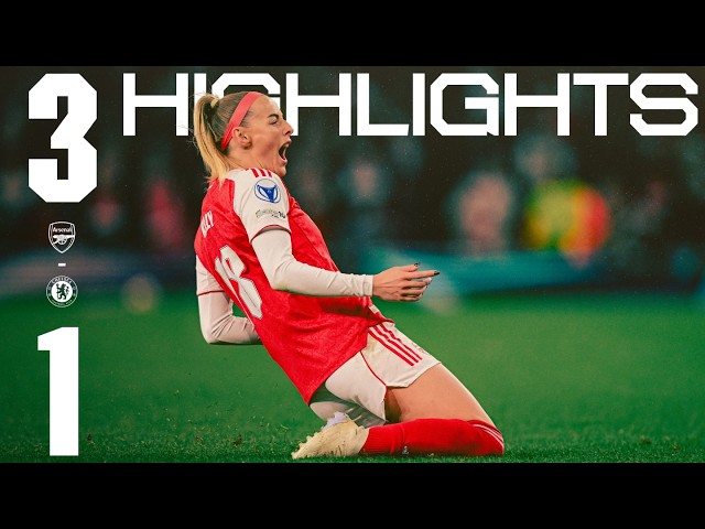 RUSSO, KELLY & BLACKSTENIUS GIVE US FIRST-LEG LEAD ✅ | HIGHLIGHTS | Arsenal vs Chelsea (3-1) | UWCL