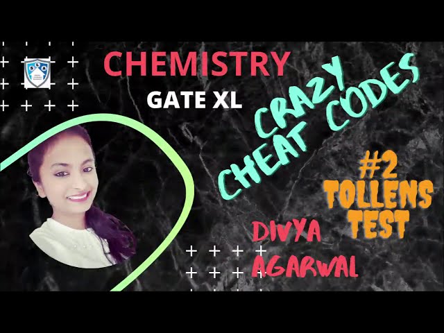 GATE-Lifescience | Chemistry | Crazy Cheat Code | Part-2 | Divya Agarwal | SLA | GATE |