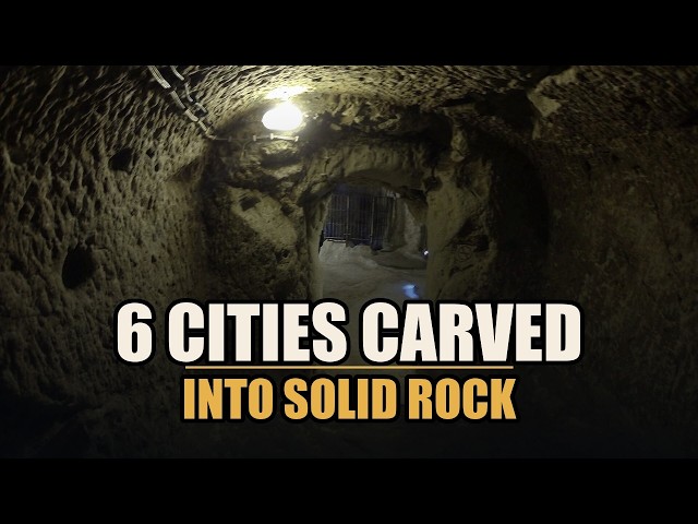 6 Cities Carved Down Into Solid Rock