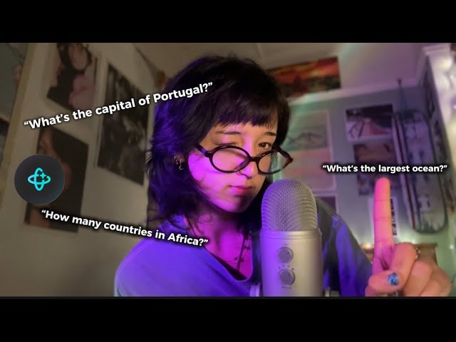 ASMR| 50 Geography Questions, How Many Will You Get Correct? (Whispering only) 