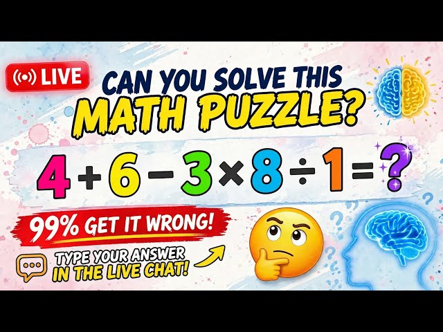 Can you solve this math puzzle?🤔💯
