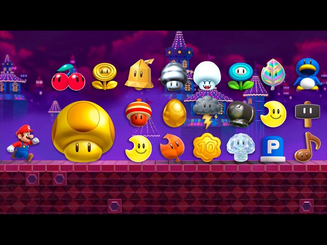My Level Has All Power Ups! Super Mario Maker 2 Experiment!